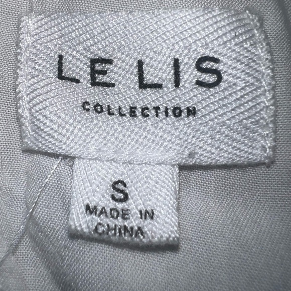 Le Lis Mint Checkered Crop Top with Side Ties - Picture 3 of 3